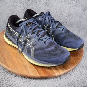 ASICS Gel Nimbus 23 Mens 13 Running Shoes Sneakers Blue Athletic Gym 1011B004